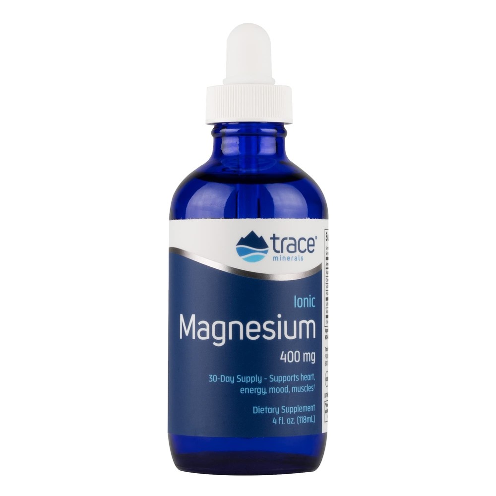 Liquid Ionic Magnesium 400mg Trace Mineral Supplement for Essential Body Functions