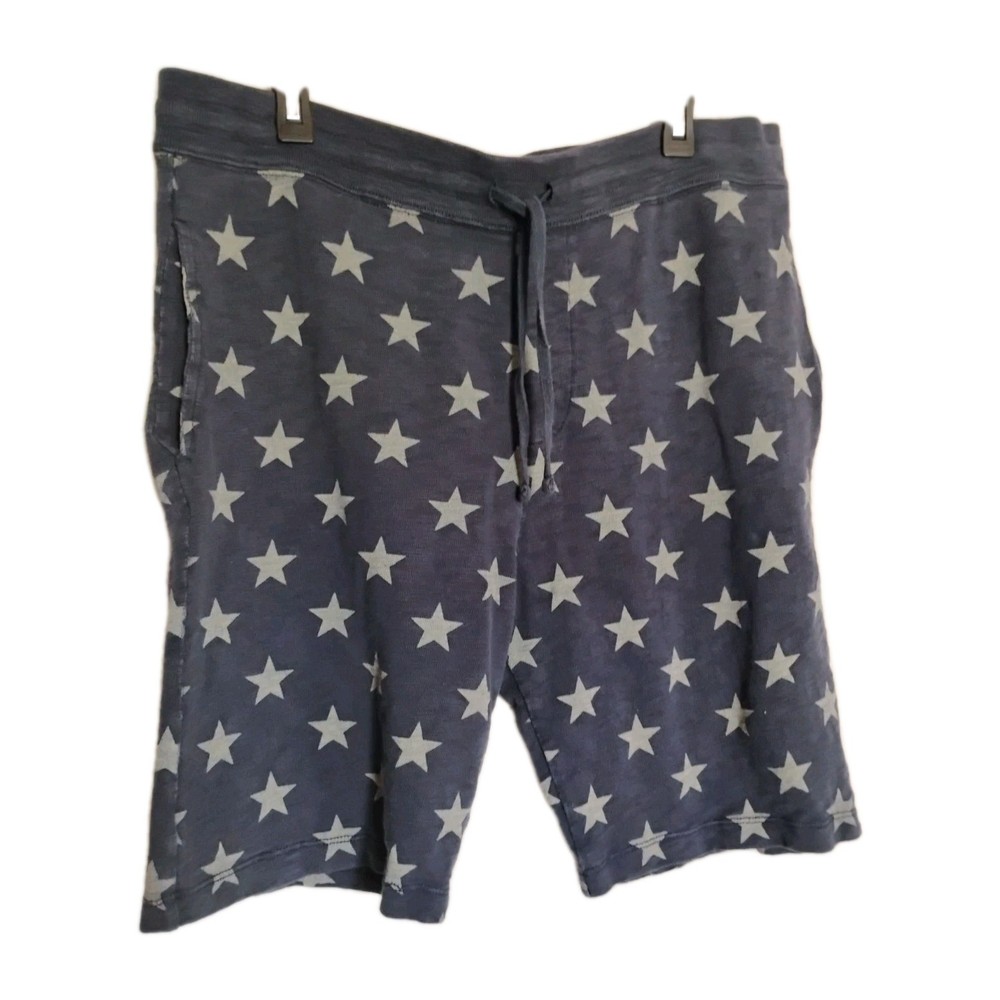 Ralph Lauren Denim & Supply Mens Knit Star Shorts Navy Blue Size MED 38