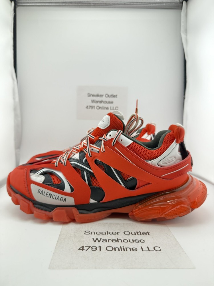 Balenciaga Track Red/Black Sneakers US 12 Used with Box 647742
