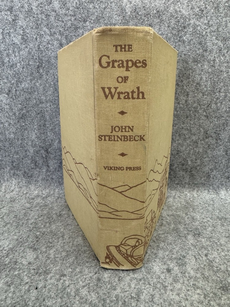 The Grapes of Wrath 1939 Viking Press HC John Steinbeck Early Printing