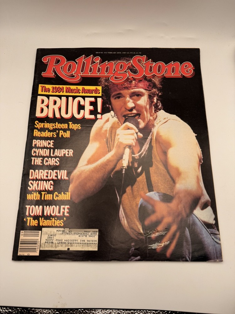 Rolling Stone Magazine Issue #442 Feb 28 1985 Springsteen Prince Big Country