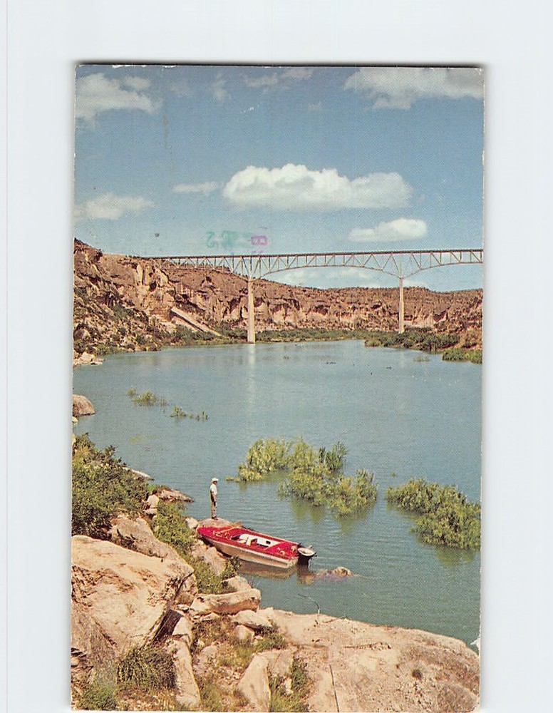 Postcard Pecos River High Bridge US Highway 90 Texas USA