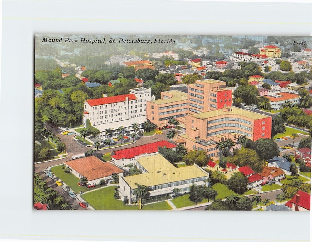Postcard Mound Park Hospital St Petersburg Florida USA