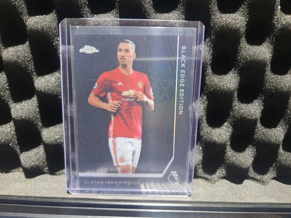 Zlatan Ibrahimovic 2026 Topps Chrome Premier League Black Edge Edition SSP  🔥