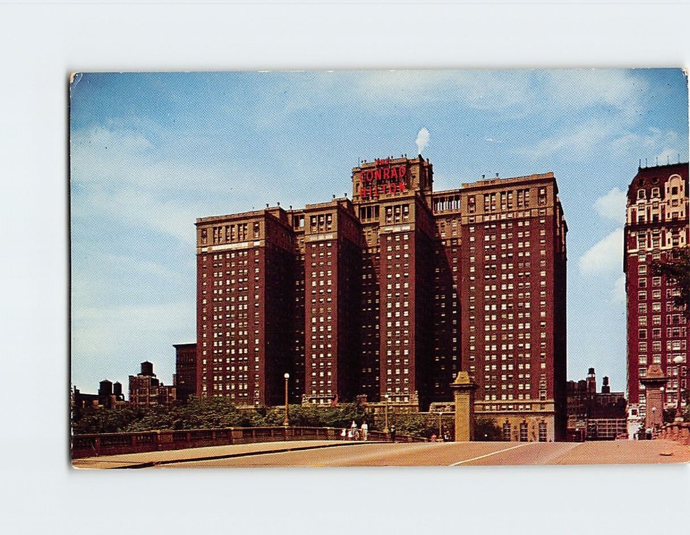 Postcard Conrad Hilton Hotel Chicago Illinois USA