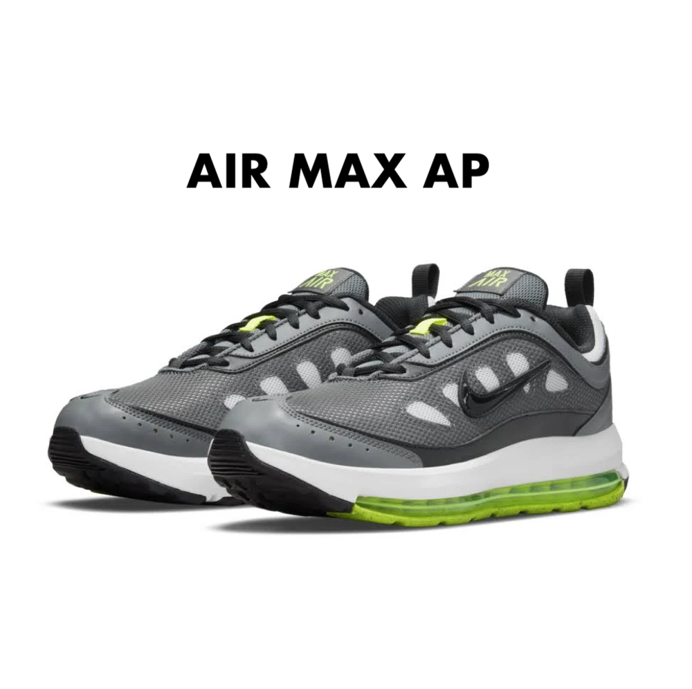 Nike Air Max AP Mens Retro Sneakers Iron Grey Volt Running Walking Shoes 10 10.5