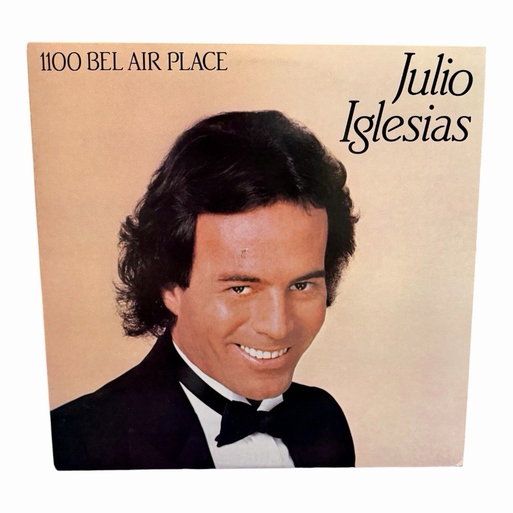 Julio Iglesias – 1100 BEL AIR PLACE LP Record 1984 Columbia Pop Latin 33 RPM