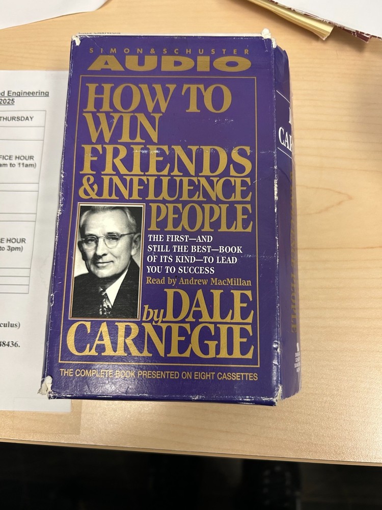 How to Win Friends and Influence People by Dale Carnegie (1998, Audio Cassette,