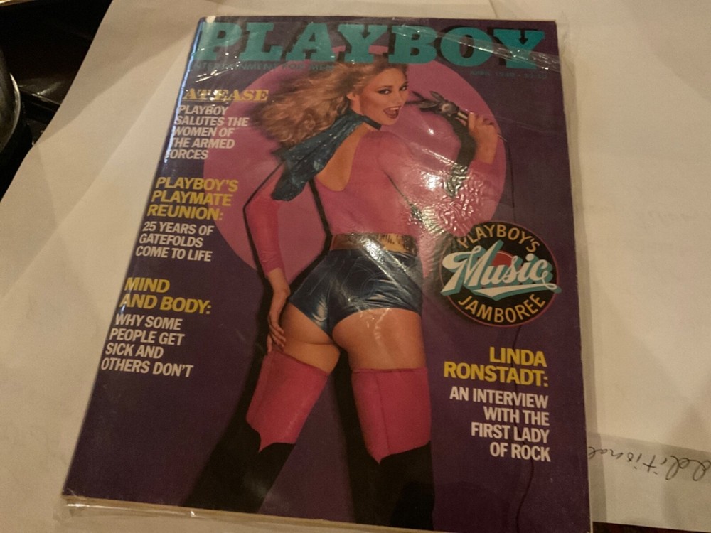 Playboy Magazine April 1980, Playmate Reunion, Linda Ronstadt, Very Good