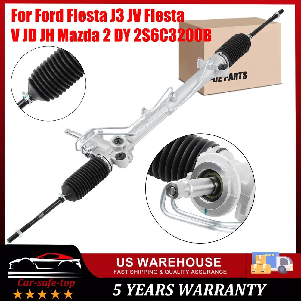 Power Steering Rack & Pinion For Ford Fiesta J3 JV Fiesta V JD JH Mazda 2 DY..