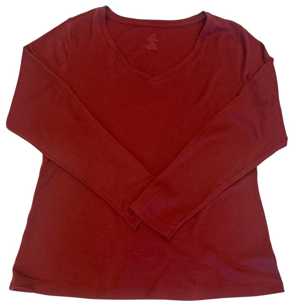 WOOLX Layla Merino Wool Long Sleeve Tee Size X-Large