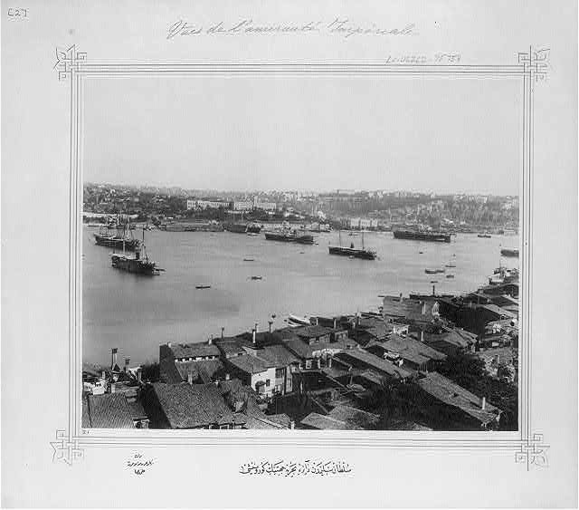Navy Office,Ships,Harbor,Sultan Selim,Istanbul,Turkey,1880-1893,Government
