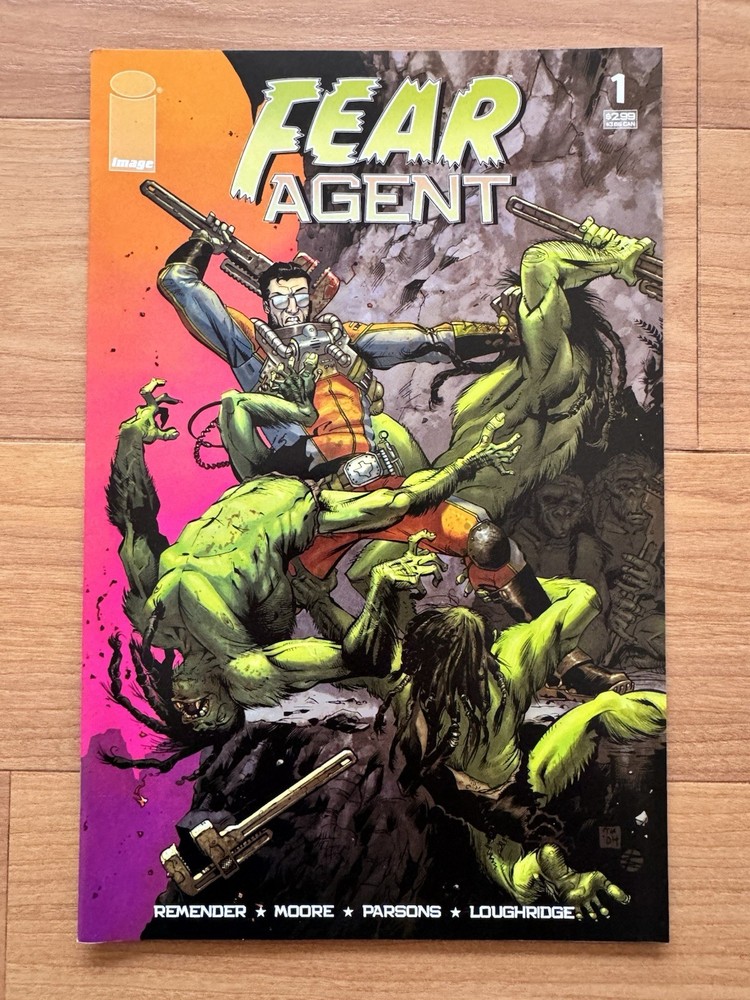 Fear Agent #1 • 2005 Image • 1st Appearance Heath Huston • VF+