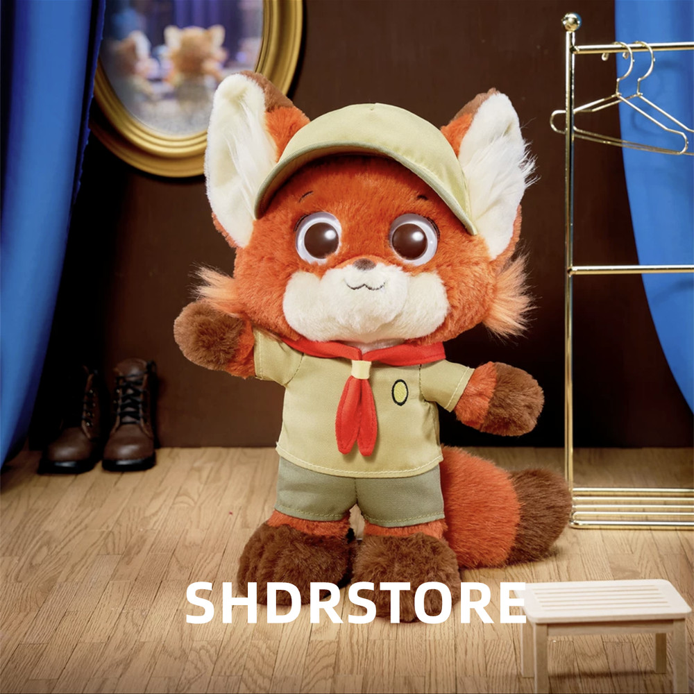 Disney store 2025 zootopia nick wilde small plush shanghai disneyland