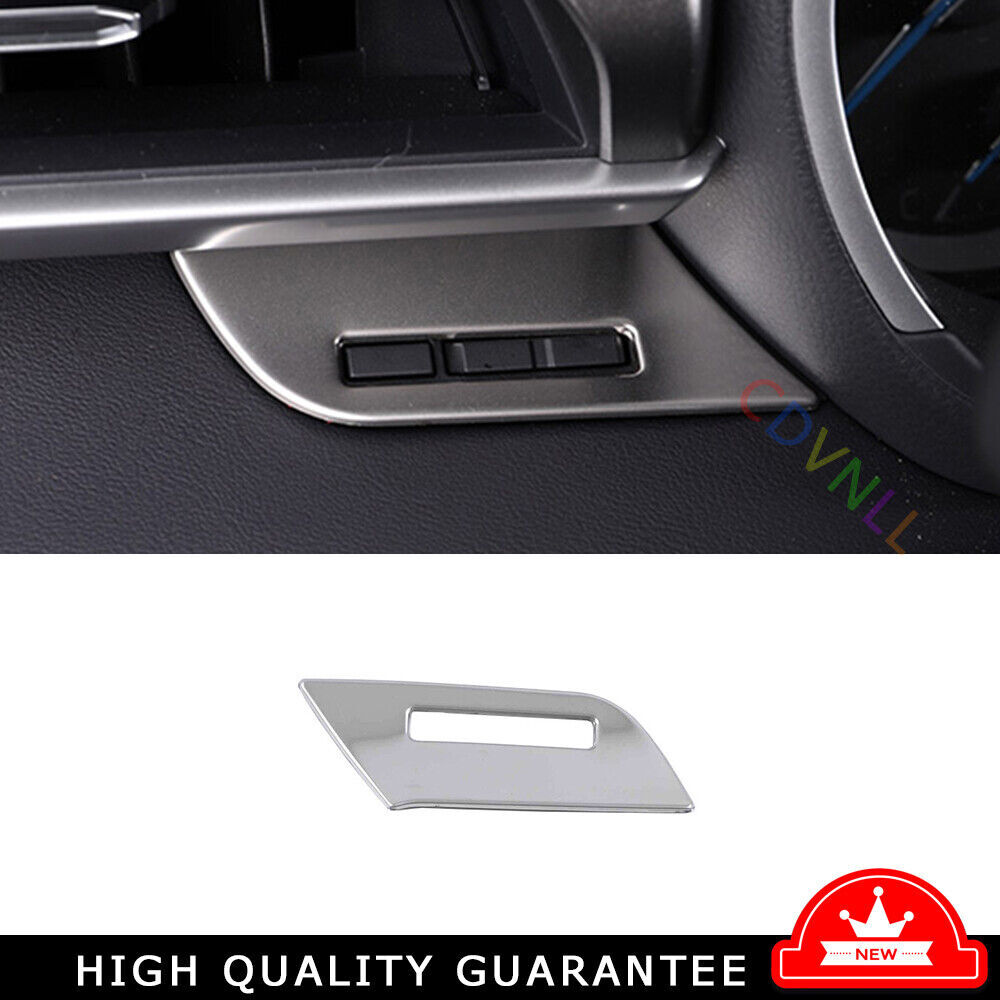 Odometer Button Cover Trim Fit For Toyota Highlander 2020-2022 Silver Titanium
