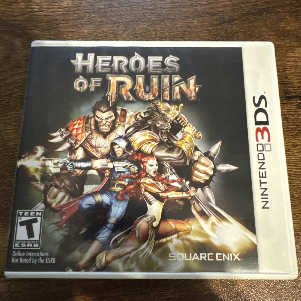 Heroes of Ruin (Nintendo 3DS, 2012) Authentic Conplete CIB TESTED
