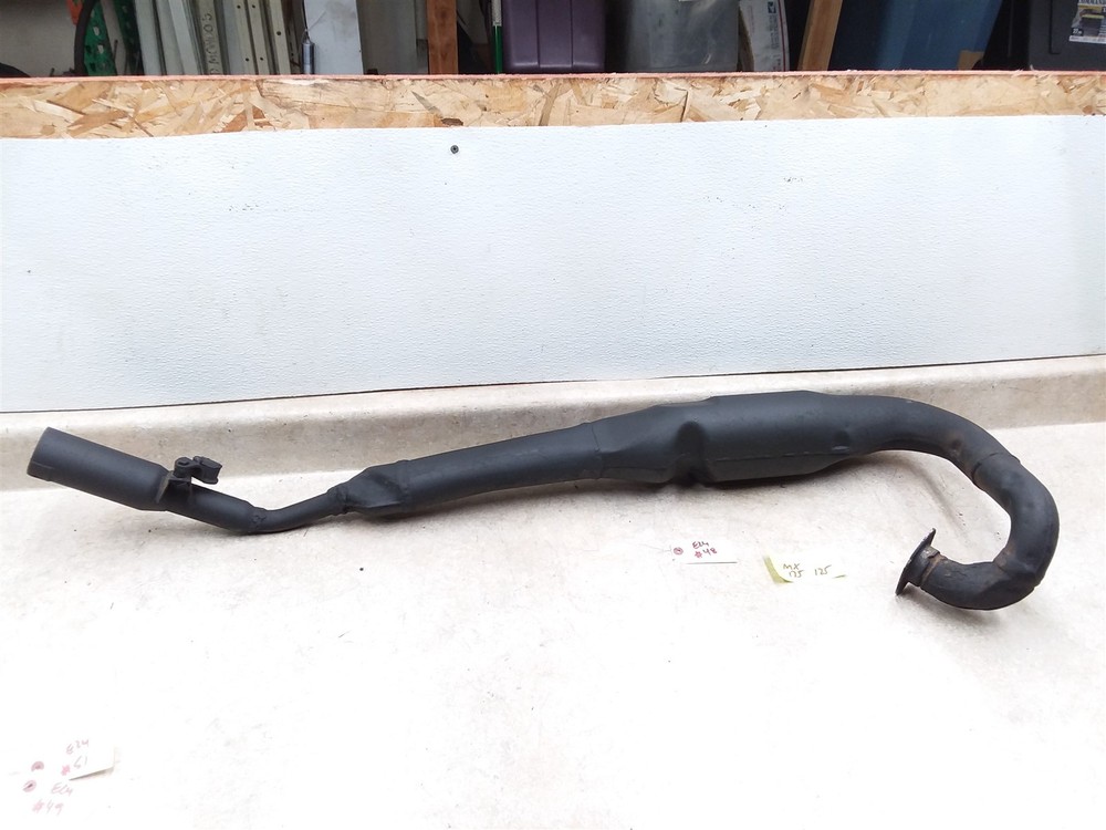 Yamaha MX125 MX175 OEM Exhaust Muffler Chamber 1970S 1974 1975 #48 ARP E24