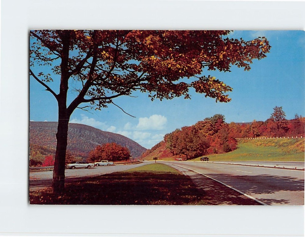 Postcard Entering Famous Delaware Water Gap Pennsylvania USA