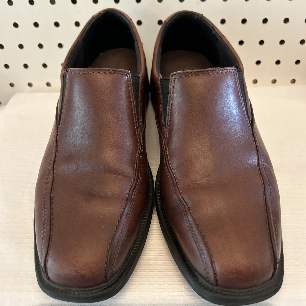 Bostonian Men’s Bolton Flexlite 8 Med Brown Slip-On  Shoes Flexible Lightweight