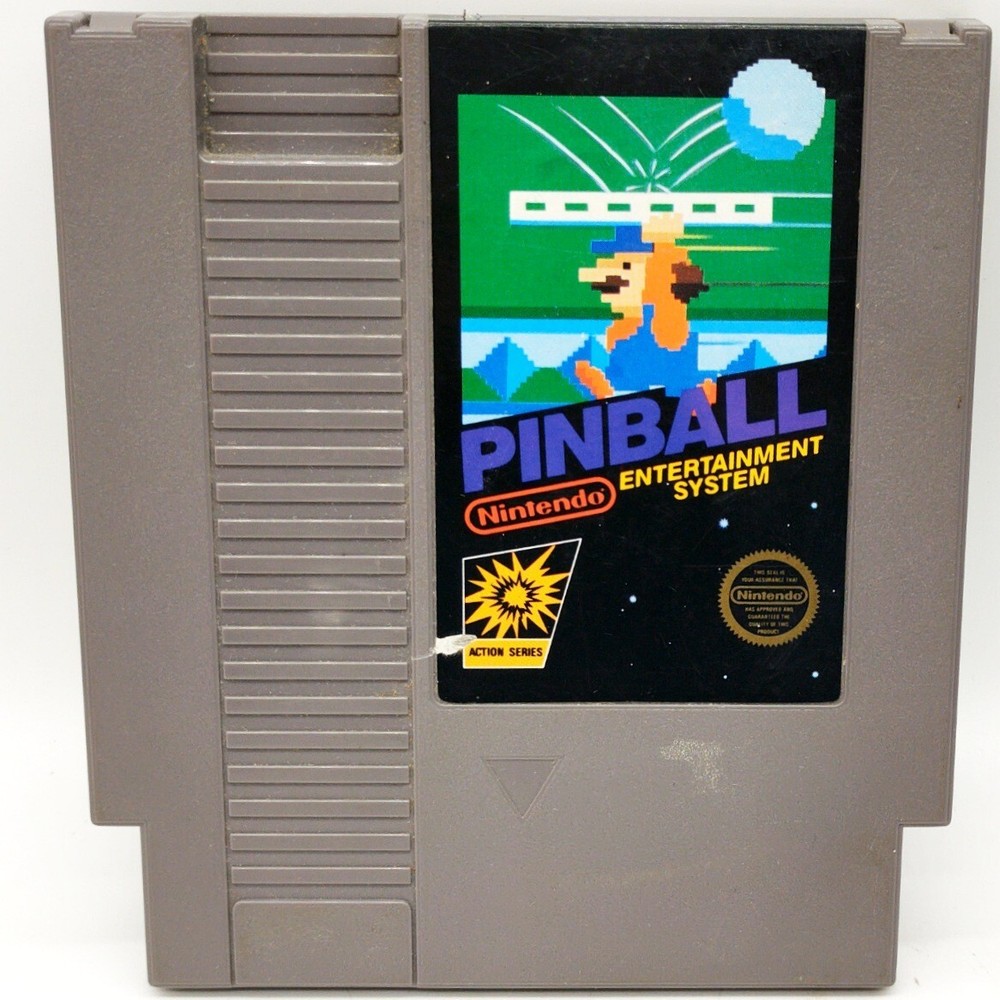 Pinball Nintendo NES 1985 Authentic Cleaned Tested
