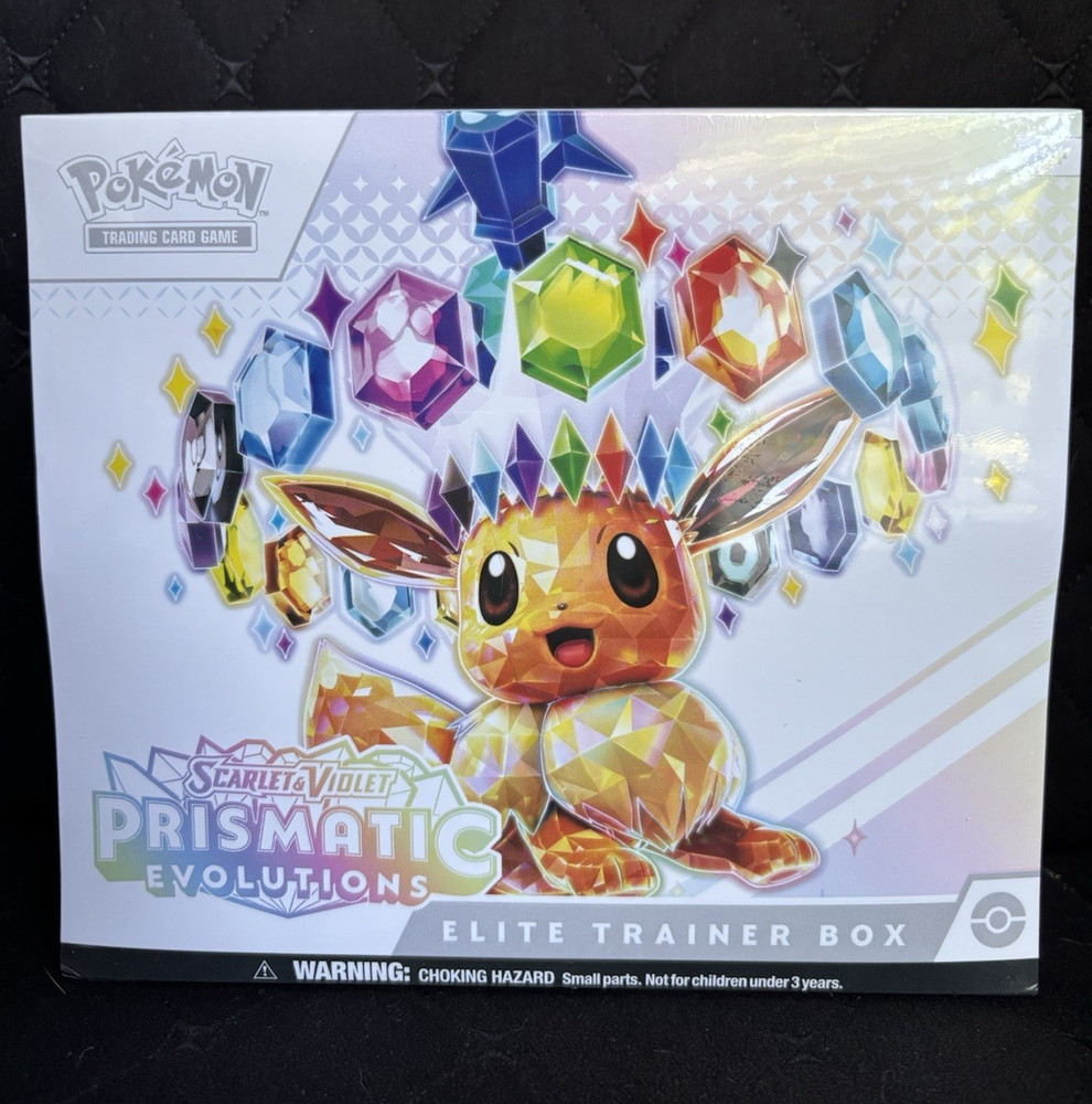 Pokémon Scarlet & Violet Prismatic Evolutions Elite Trainer Box ETB - New/Sealed