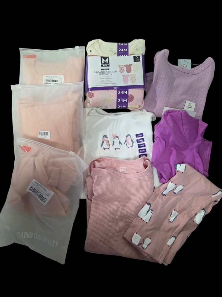 Large Lot Girls Size 24 Months Carters, Cat & Jack Nwt/Nwot