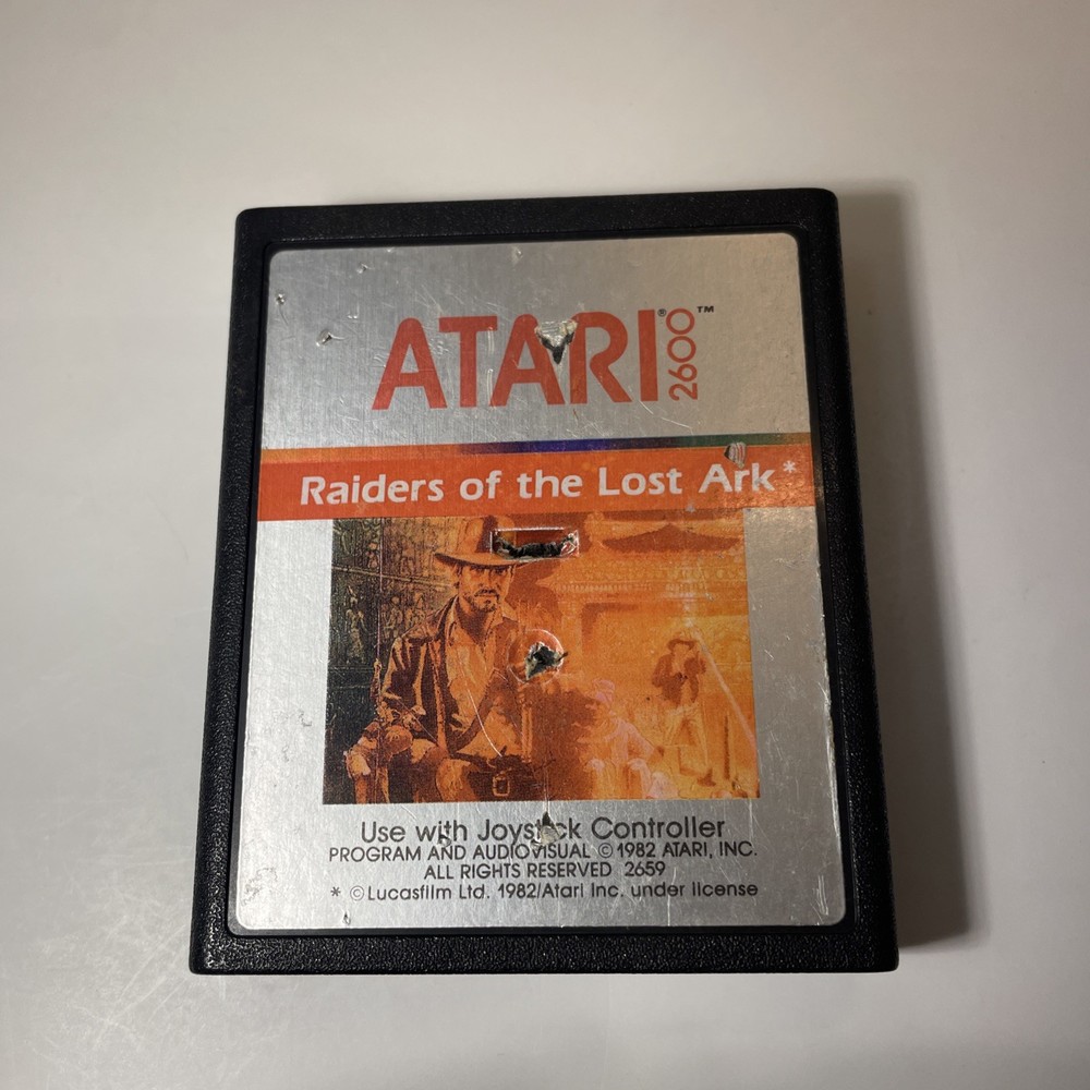 Raiders of the Lost Ark (Atari 2600, 1982) Cart Only