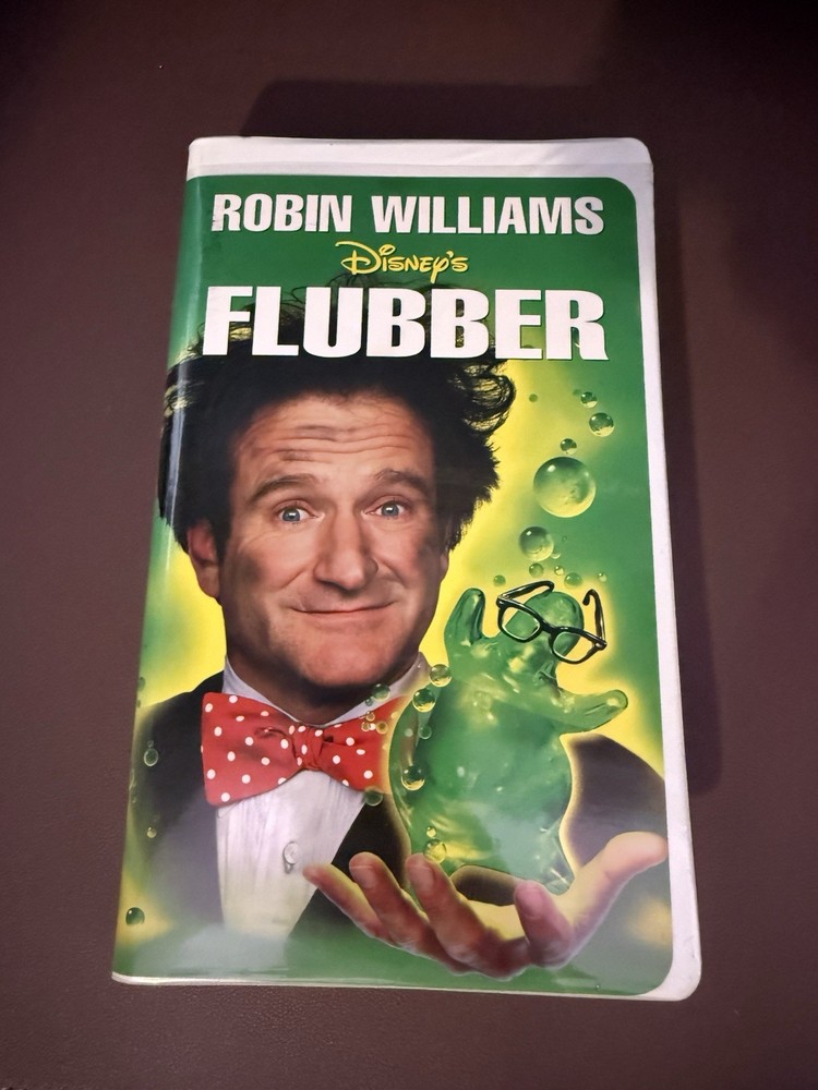 Flubber VHS 1998 Clamshell Disney Robin Williams