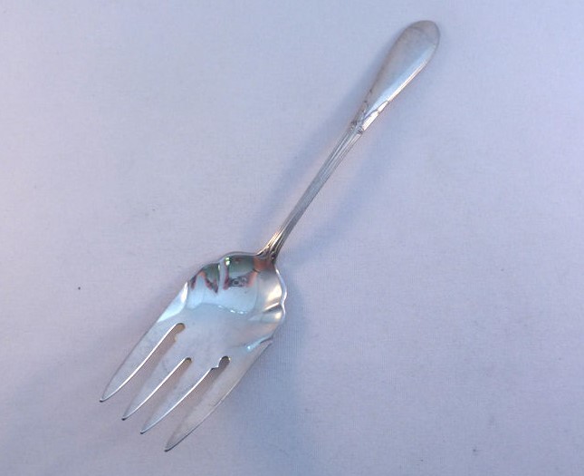 ROSE MARIE -GORHAM STERLING COLD MEAT FORK N/R