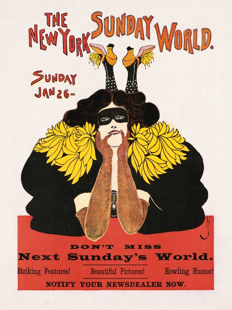 12590.Decoration Poster.Home wall art design.New York Nouveau fashion model