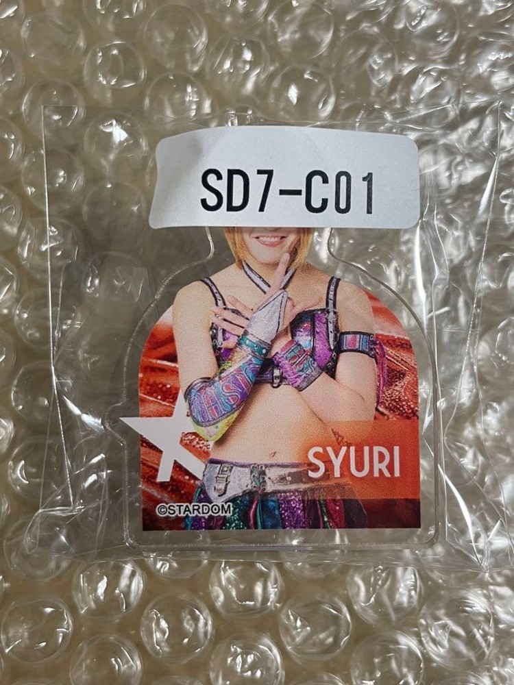 Stardom Webpon Acrylic Clip Jyuri Unopened Pro Wrestling Accessories Japan