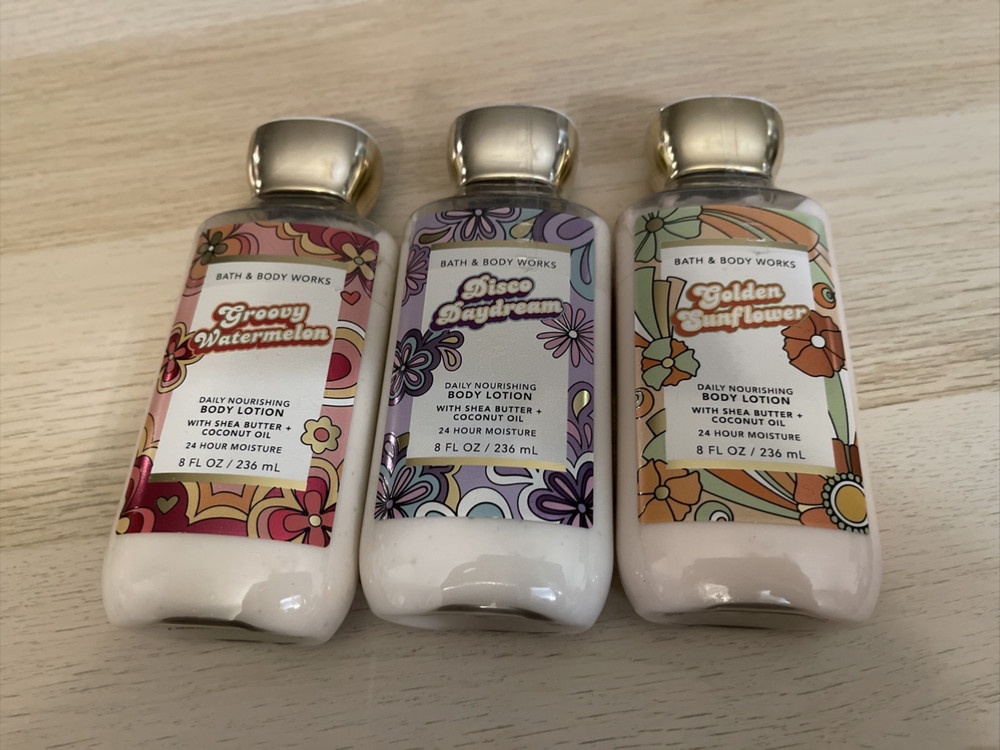 Bath & Body Works | Lotion Lot of 3 Groovy Watermelon/Disco Daydream/Sunflower
