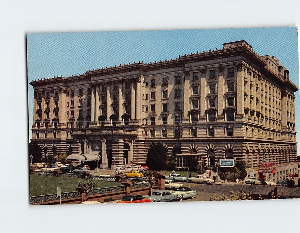 Postcard Fairmont Hotel San Francisco California USA