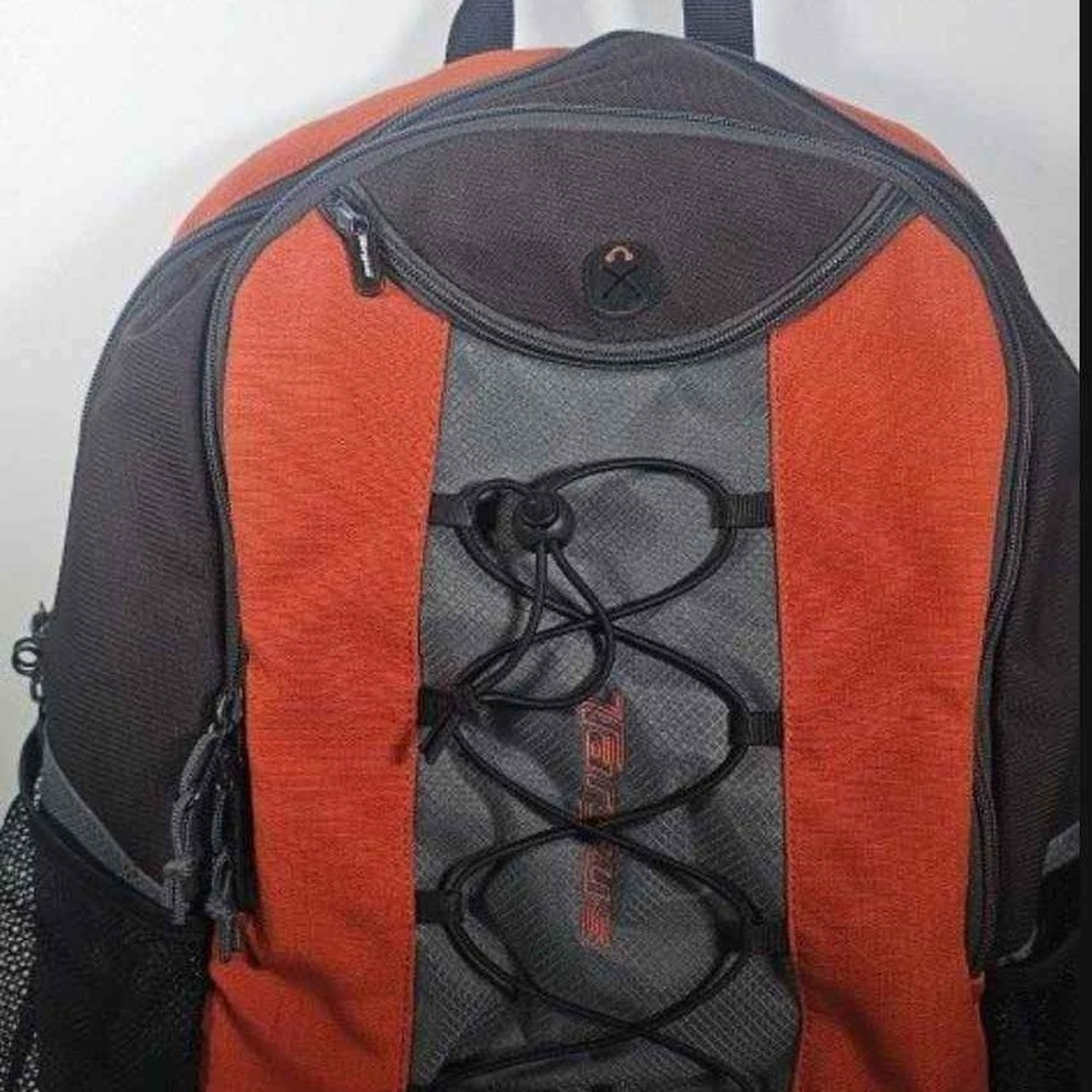 Targus Backpack / Bookbag Black/Burnt Orange -  New without Tags