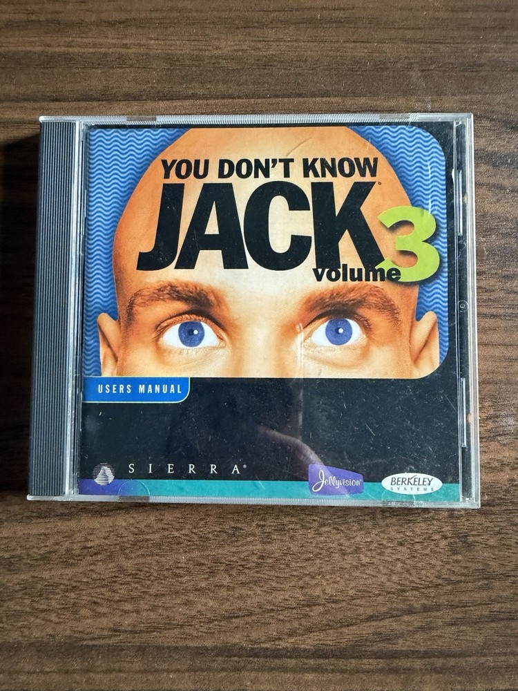 Sierra You Don't Know Jack Vol. 3 Trivia PC Quiz & Trivia Game 1997