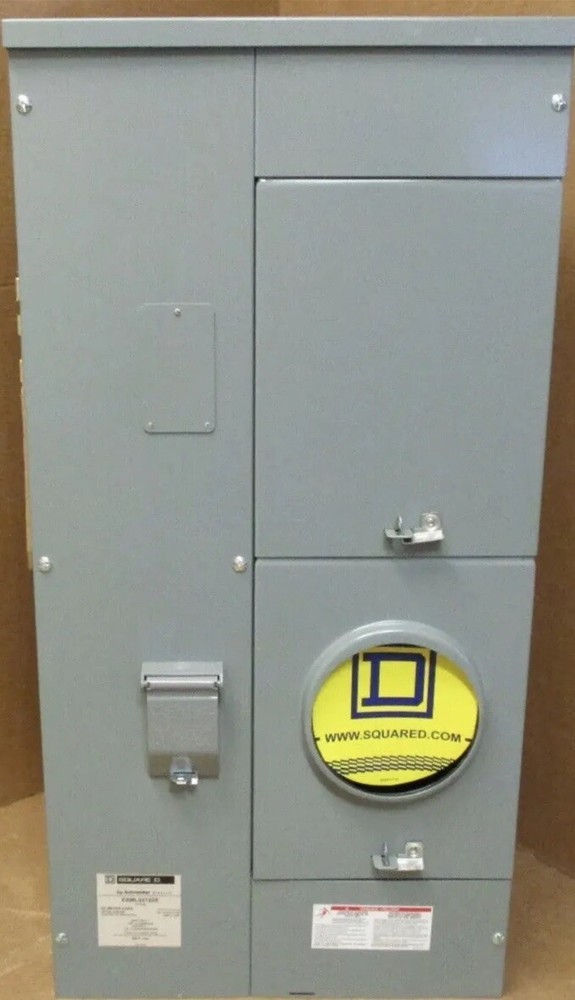 Square D EZML331225 EZ METER PAK. Bus 1200A Max. 225amp 3phase. New