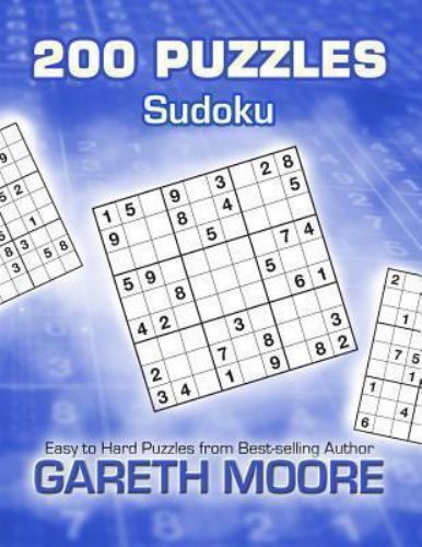 Sudoku : 200 Puzzles, Paperback by Moore, Gareth, Like New Used, Free shippin...