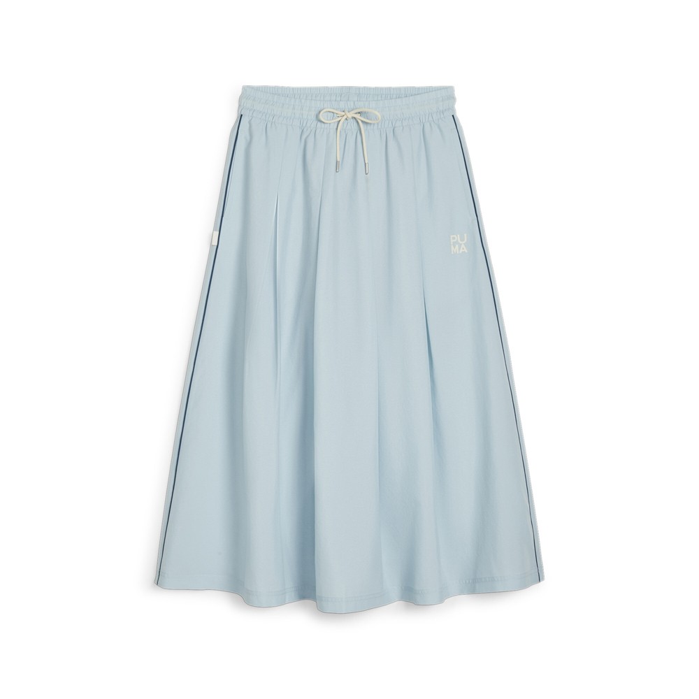 PUMA Infuse Pleated Midi Skirt for Women in Blue - Casual Style 62431122