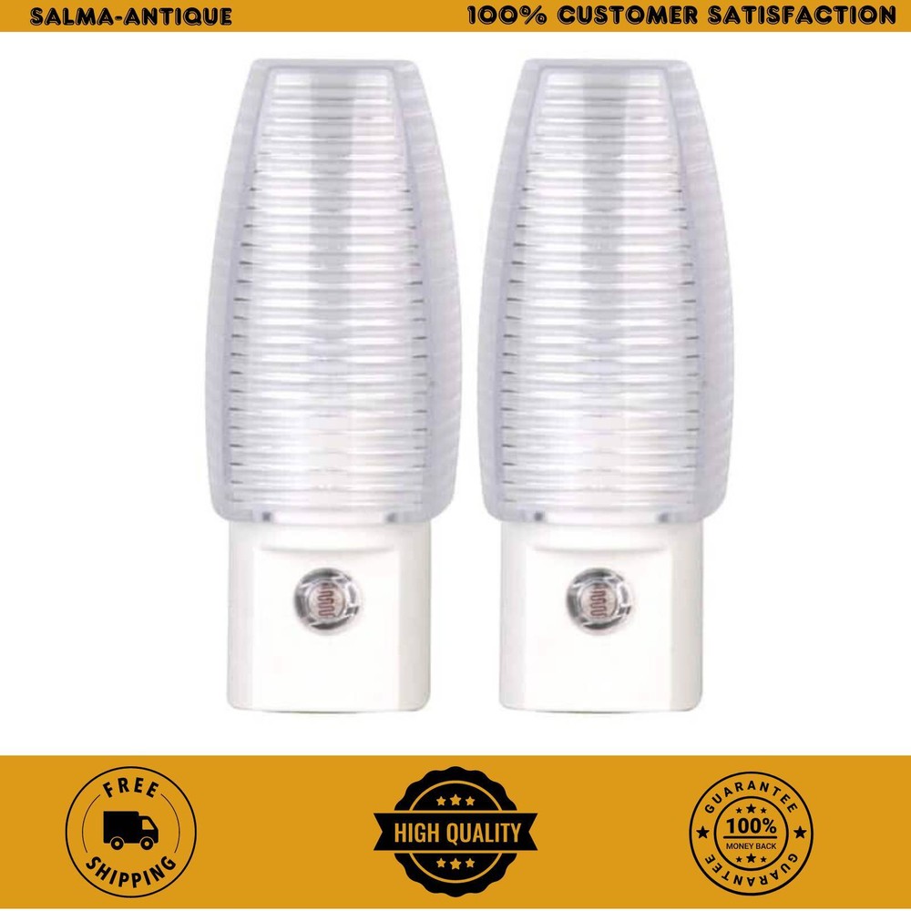 3.47 in. Plug-In Incandescent Automatic Dusk to Dawn Warm White LED Night Light