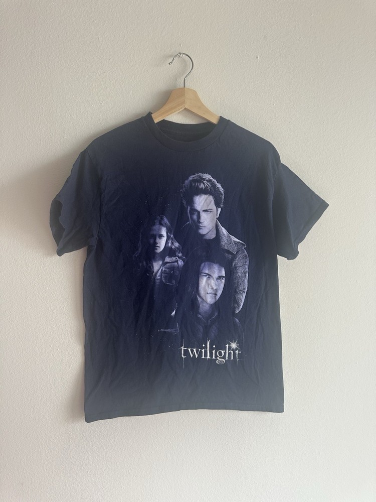 Twilight T-Shirt Medium Navy Edward Cullen Bella Swan Jacob Black Cotton Tee Y2k