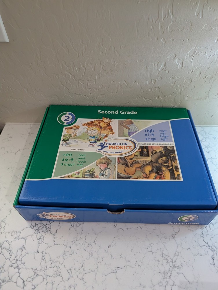 Hooked On Phonics Learn To Read 2nd Grade Open Box Complete New