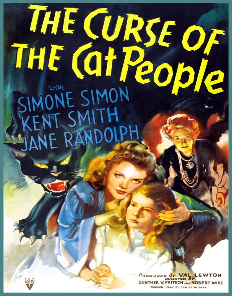 8285.Decoration Poster.Home Room design art print.Curse of Cat people movie