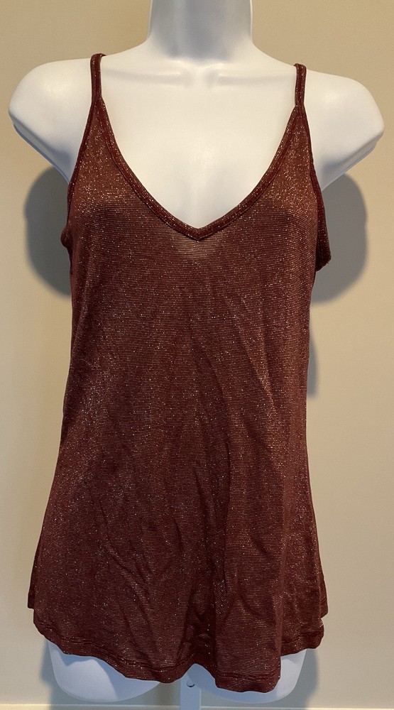 Jennifer Lopez Heather Knit Spaghetti Strap Top Set - 2 Pack - Size Small  