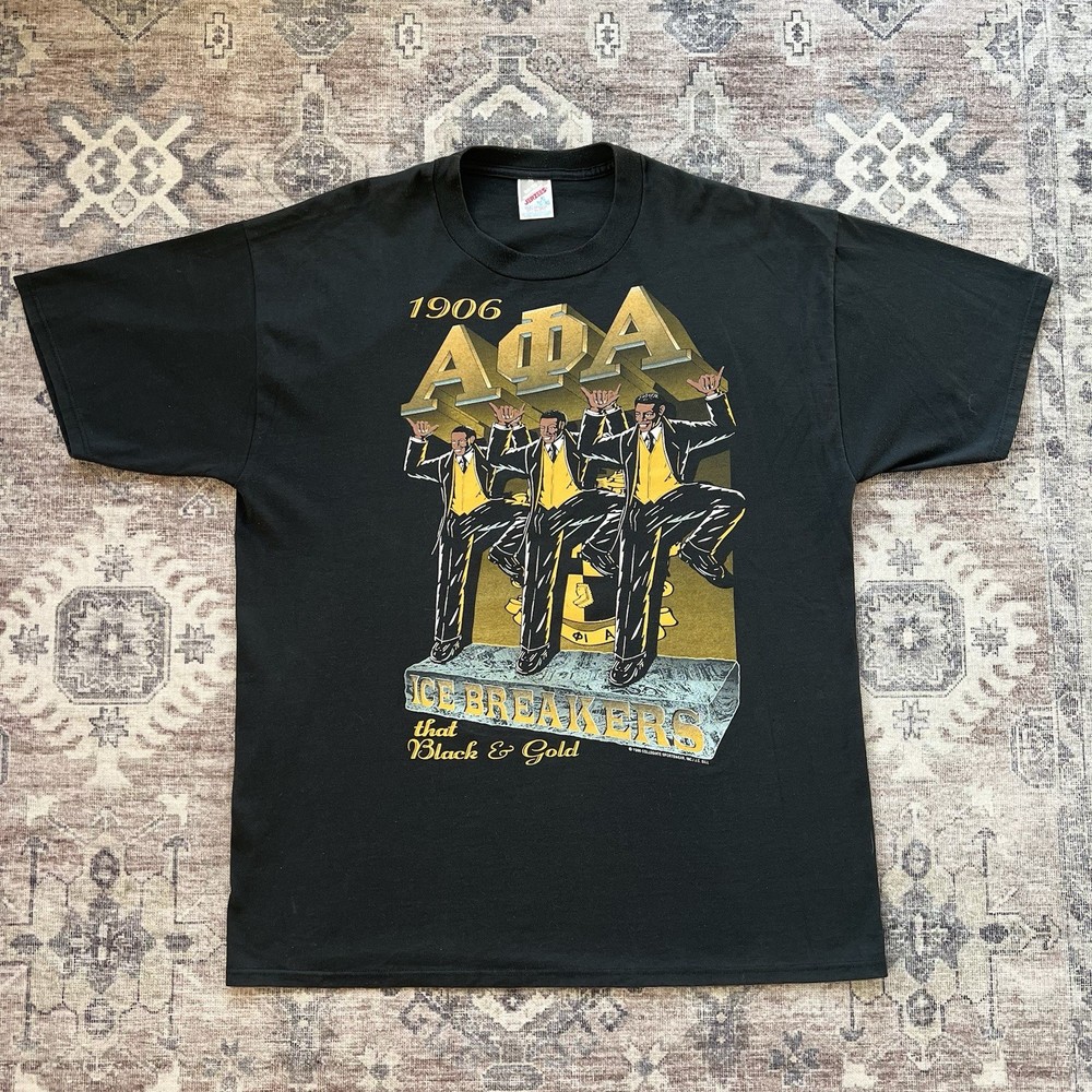 Vintage Alpha Phi Alpha Fraternity Stepping T-Shirt Size XL