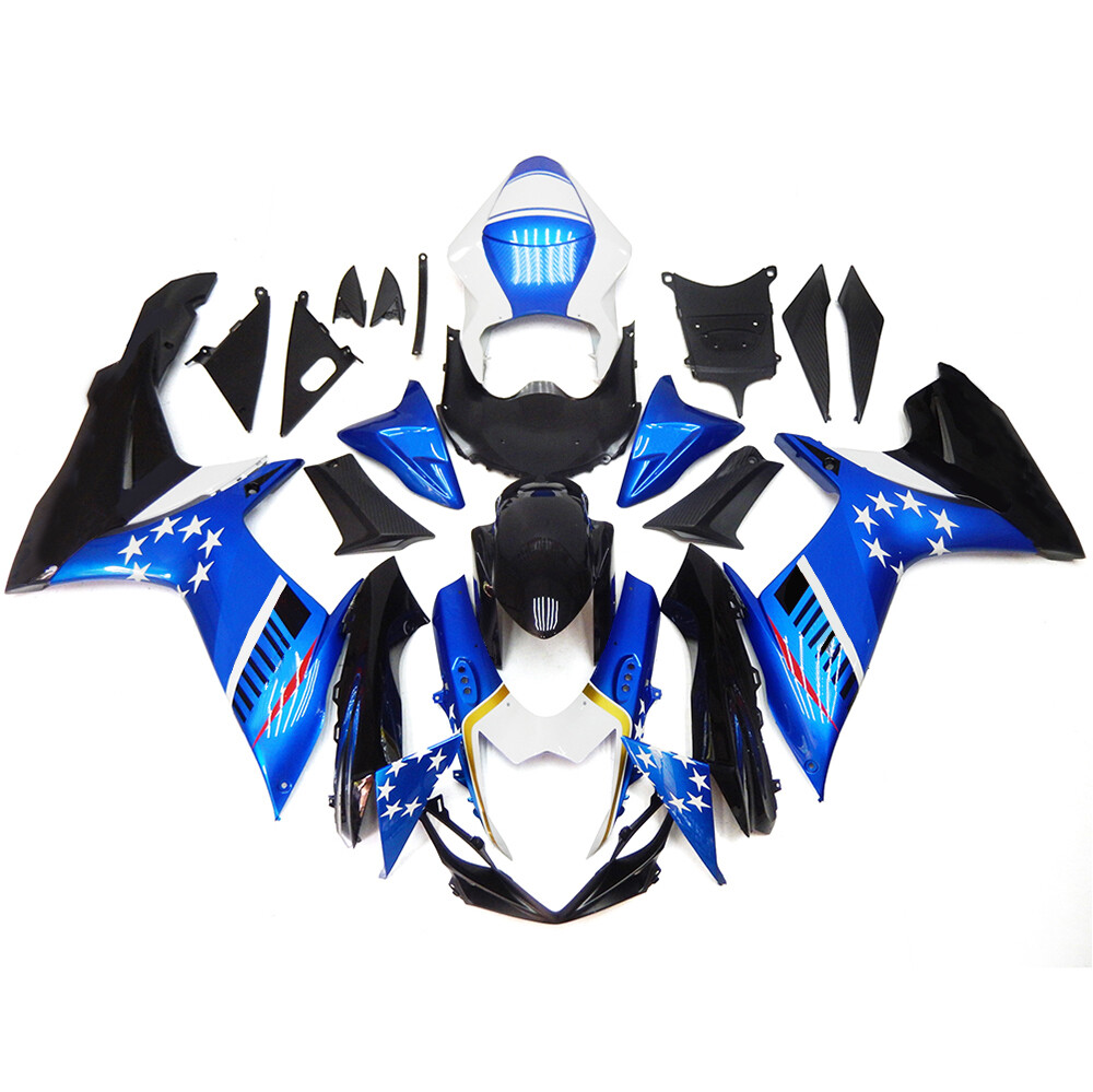 Black Blue Bodywork for Suzuki GSXR600 GSXR750 K11 2011-2025 11-25 ABS Fairings