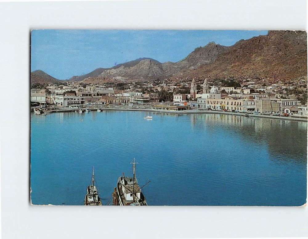 Postcard Panoramic View Guaymas Sonora Mexico