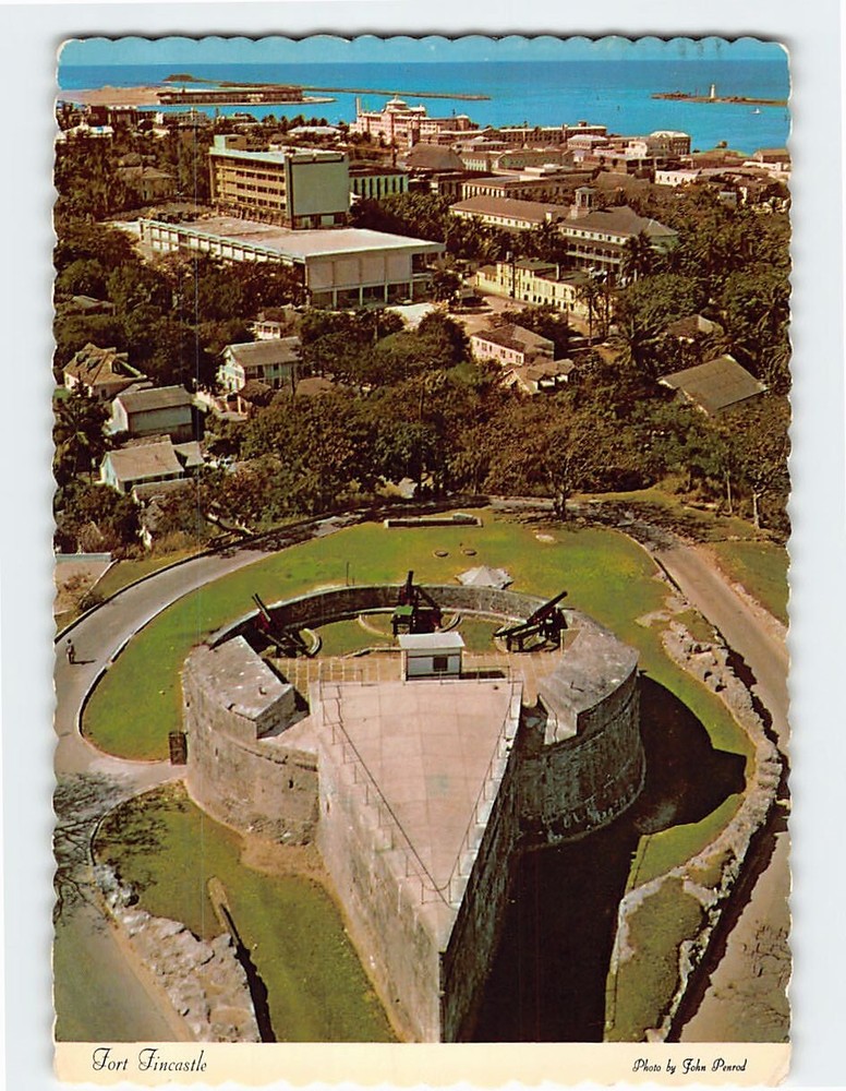 Postcard Fort Fincastle Nassau Bahamas