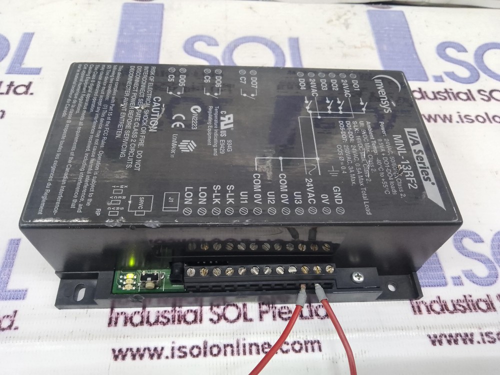 Invensys MNL-13RF2 I/A Series Controller Module 24VAC Building Managment System