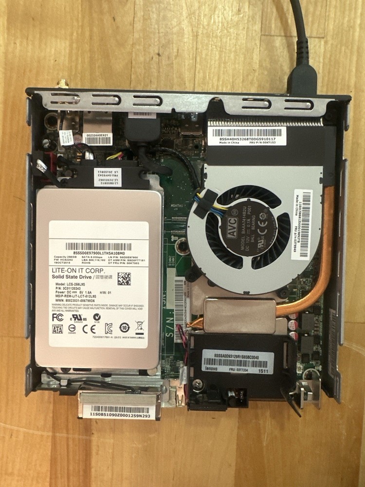 Lenovo ThinkCentre M93p Tiny i5 Mini PC 256GB SSD No Power Parts Repair