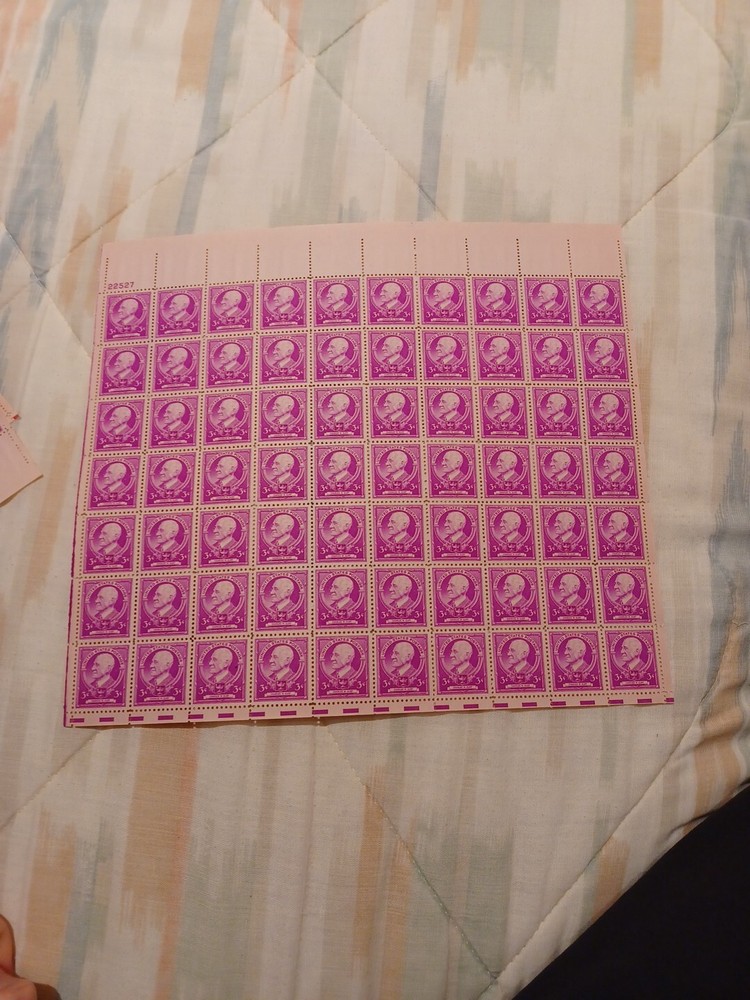 Sc 871 Stamp 3c Charles Eliot Stamp Sheet Unused Postage